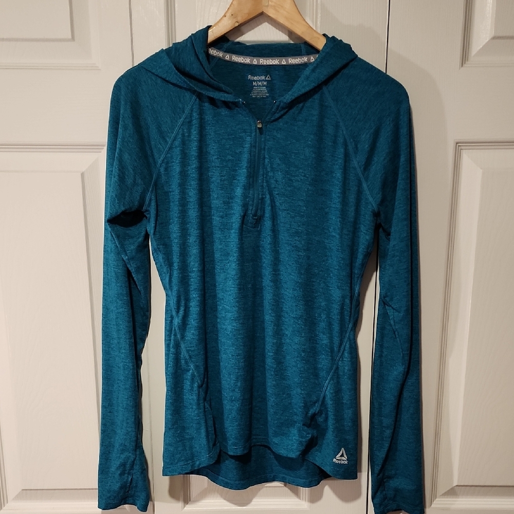 Reebok Women's Blue Hooded Sweatshirt